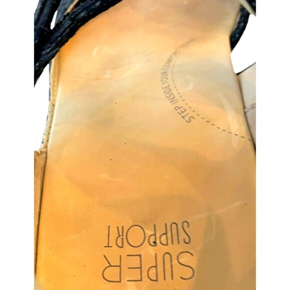 ZIERA Super Soft DOXIE Suede Adjustable Black COMFORT Strappy ARCH SUPPORT Sz 6 - Picture 16 of 16